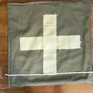 Swiss Cross pillow cover